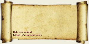 Kristina Jevđenić vizit kartica